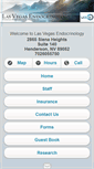 Mobile Screenshot of lvendocrinology.com